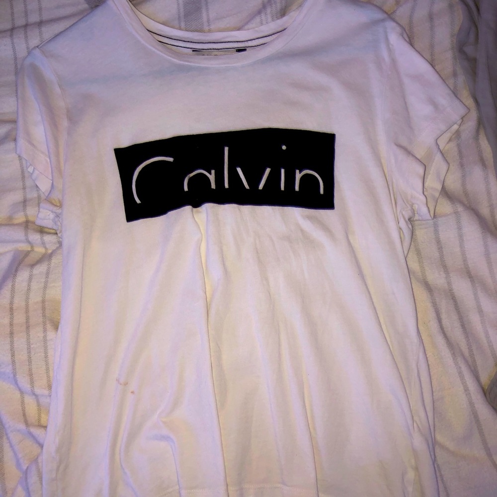 White Calvin Klein T-Shirt